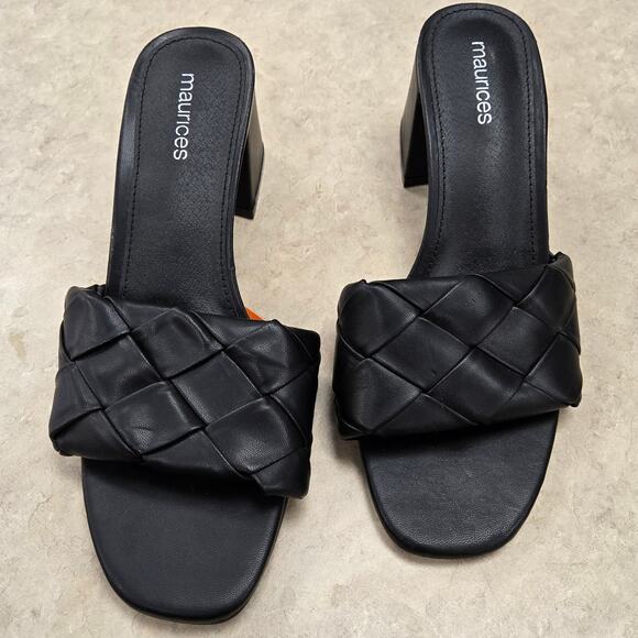 Maurices Shoes - Maurices Khloe Quilted Block Black Heel 6.5
